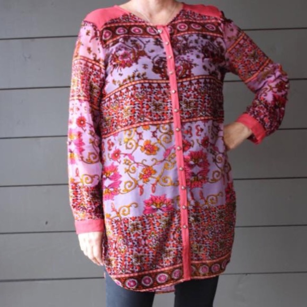 Sheer tunic